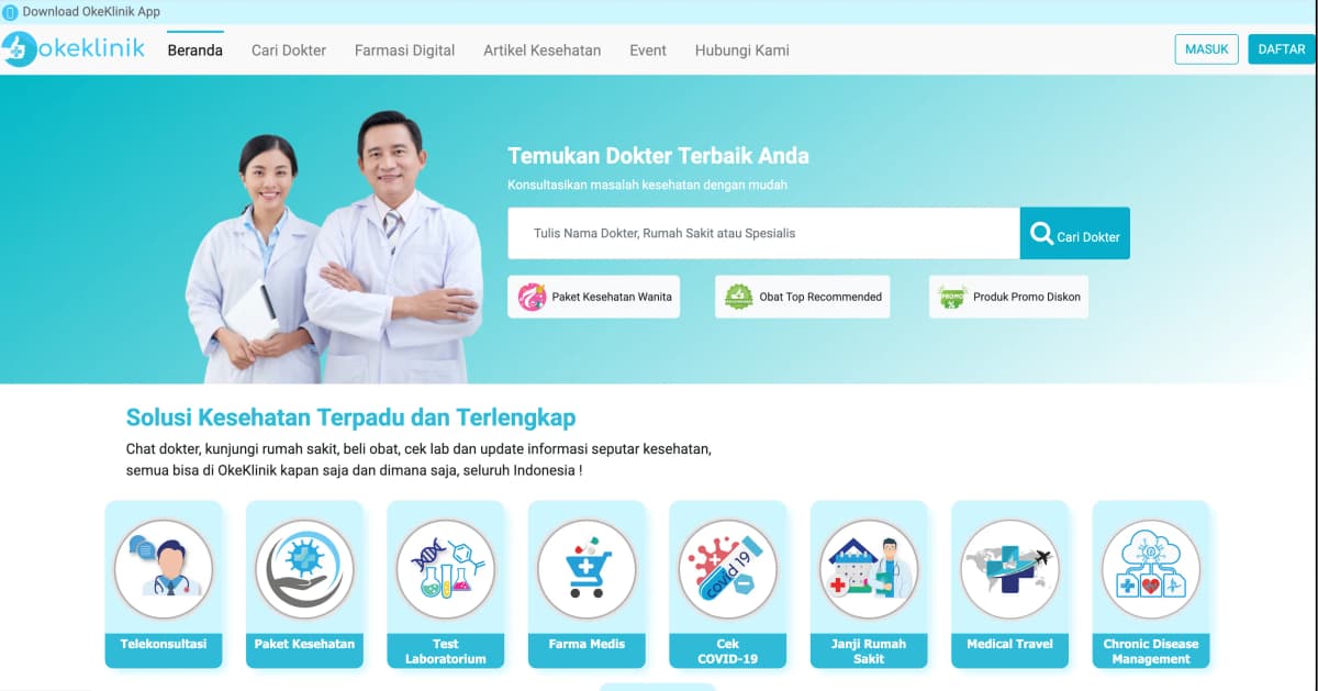 OkeKlinik – Integrated HealthTech & Telemedicine Platform